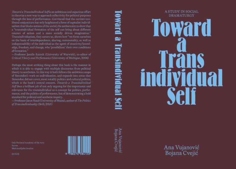 Toward a Transindividual Self, A study in social dramaturgy